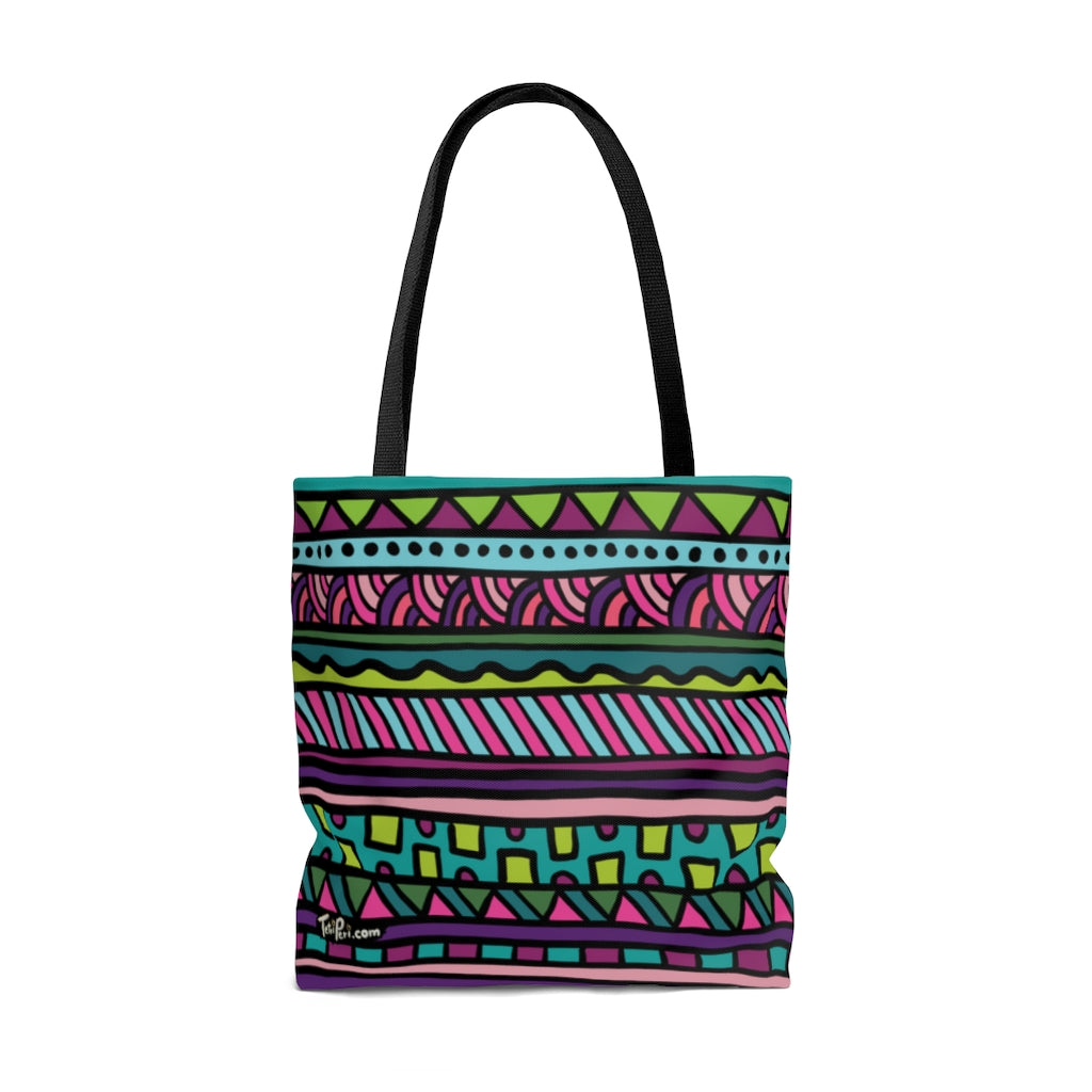 WHORL-PINK Tote Bag