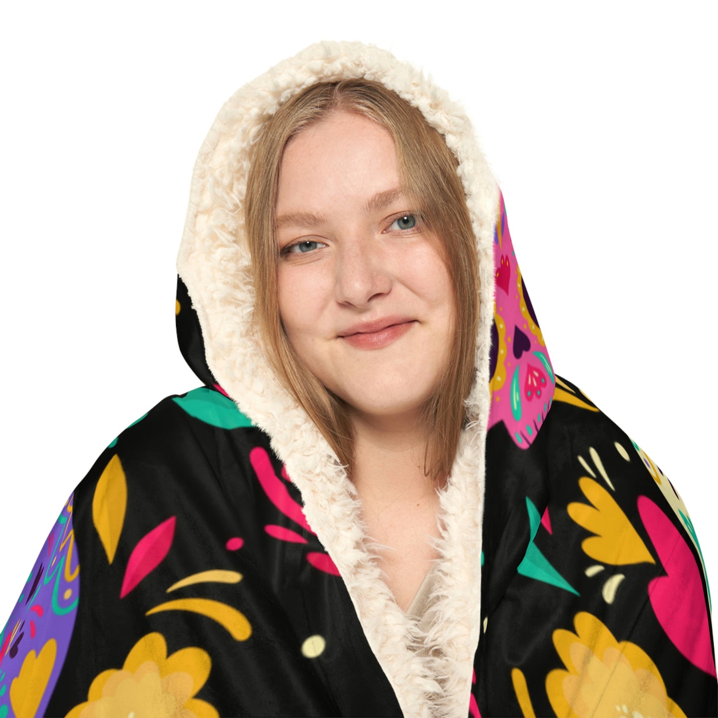 Mexican Skull Snuggle Blanket