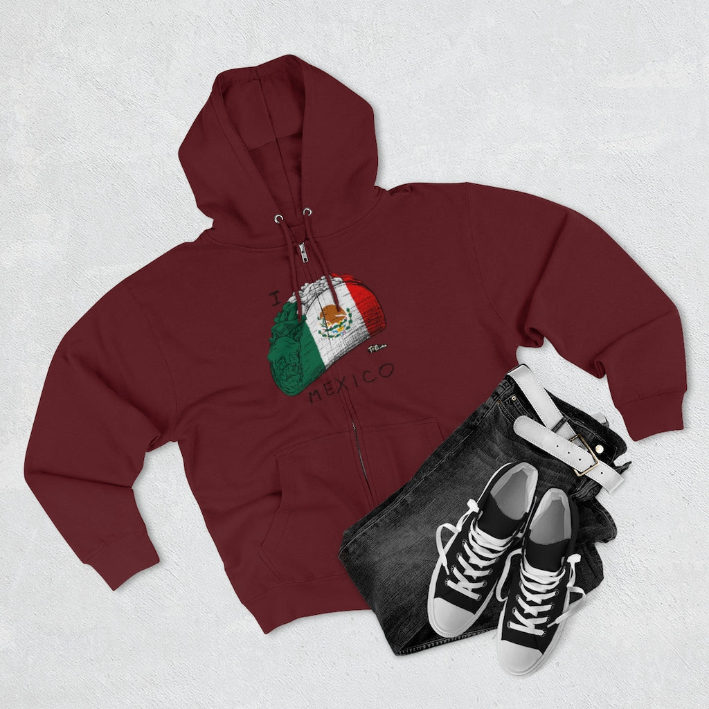 I Taco MEXICO Full Zip Hoodie