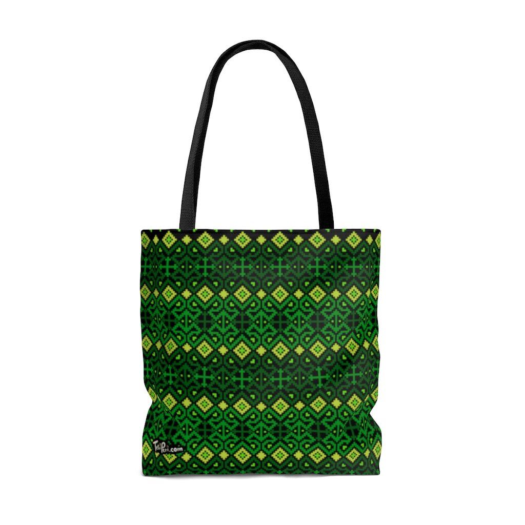 GREEN ORNAMENT Tote Bag