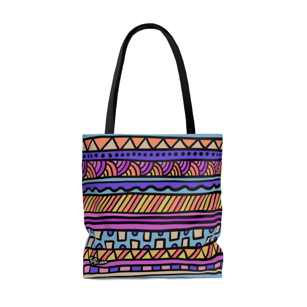 WHORL-PURPLE Tote Bag