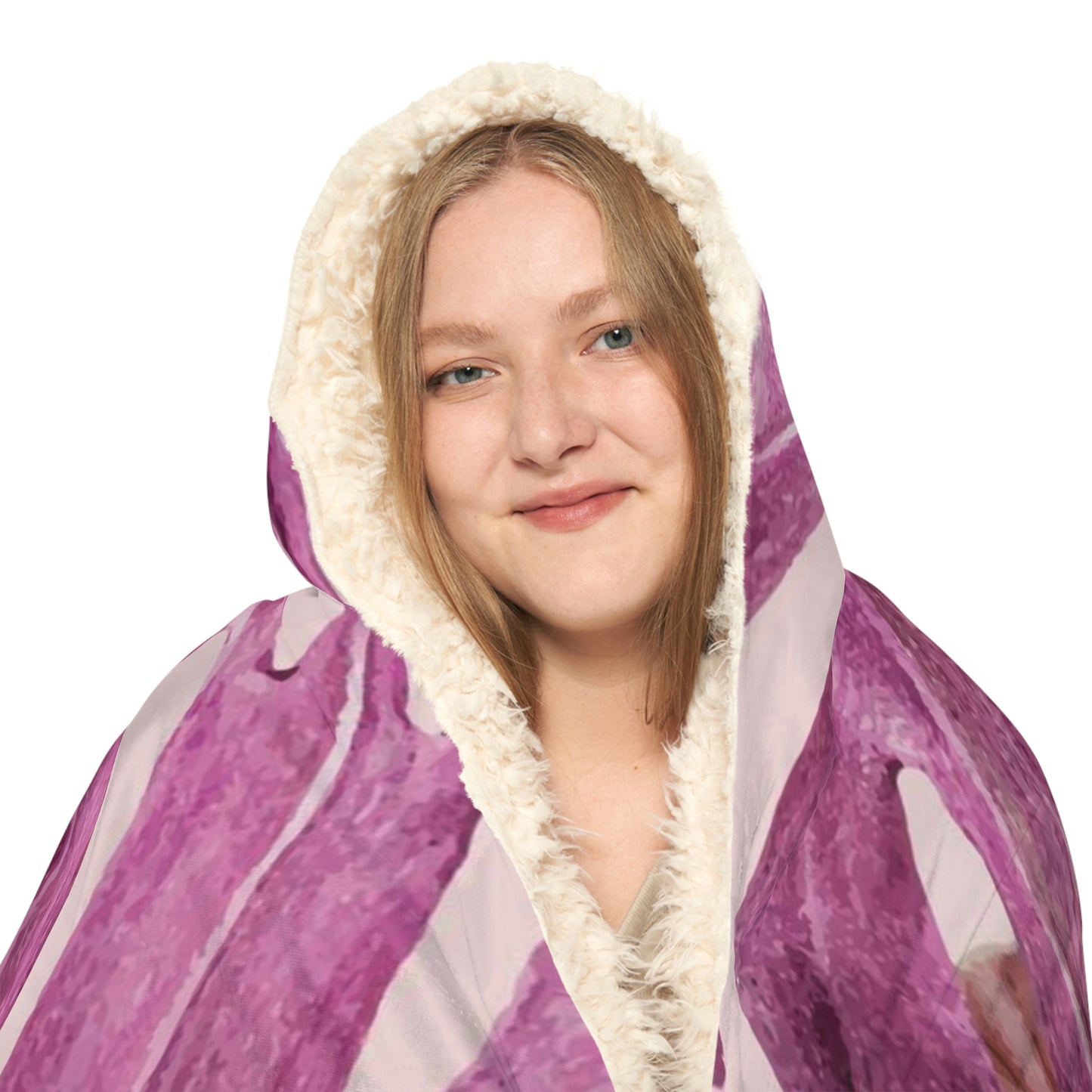 Flowers Pink Snuggle Blanket