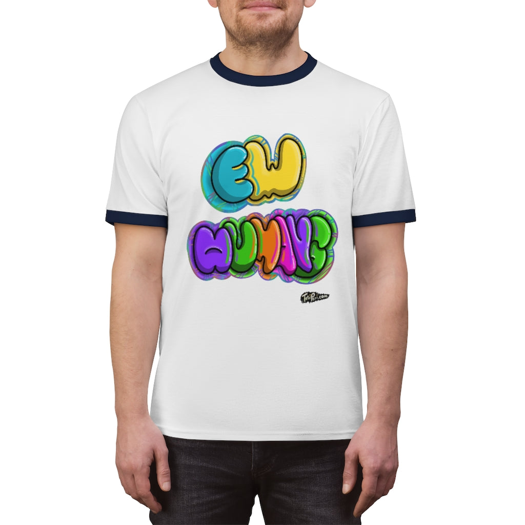 Ew Humans Unisex Ringer Tee