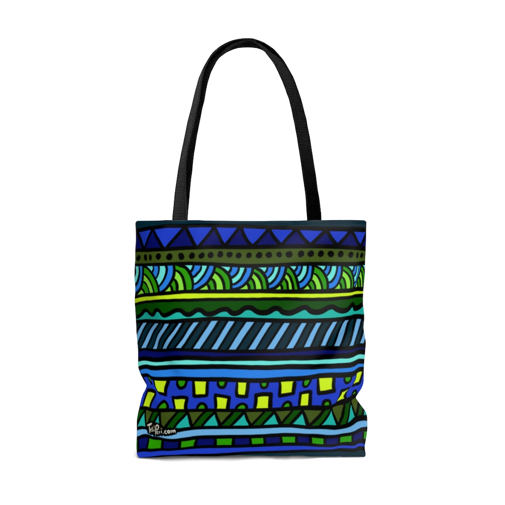 WHORL-BLUE Tote Bag