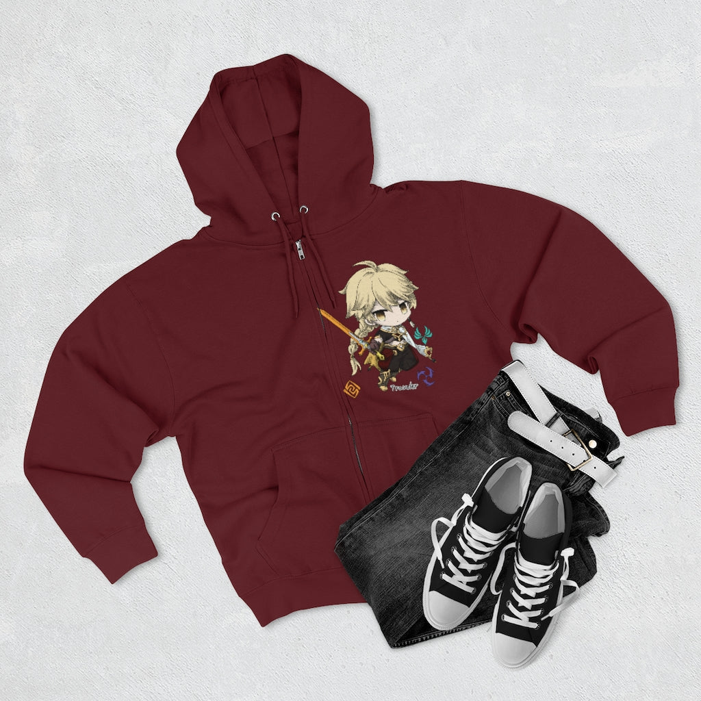 TRAVELER BOY Genshin Impact Full Zip Hoodie