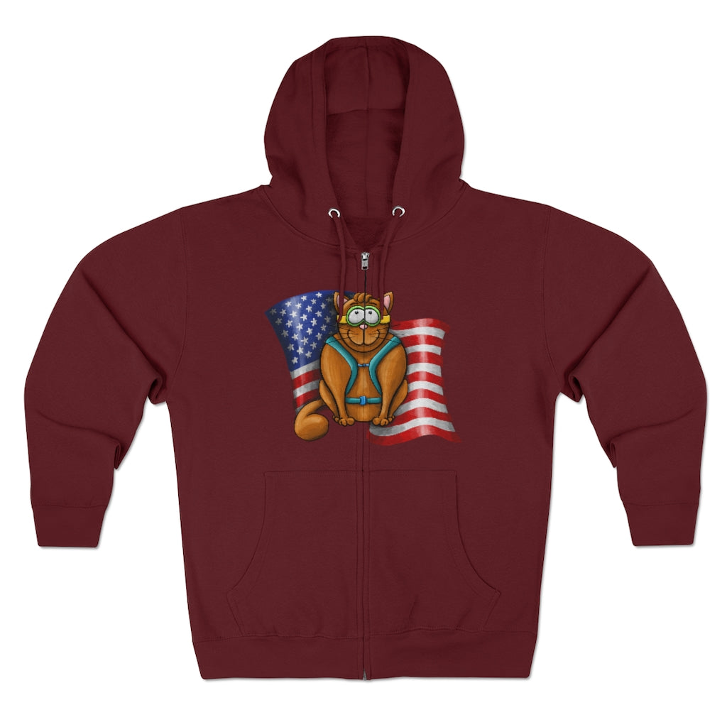USA CAT Full Zip Hoodie