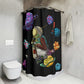 Space Walk Polyester Shower Curtain