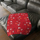 Two Valentine Gnomes Velveteen Minky Blanket (Two-sided print)