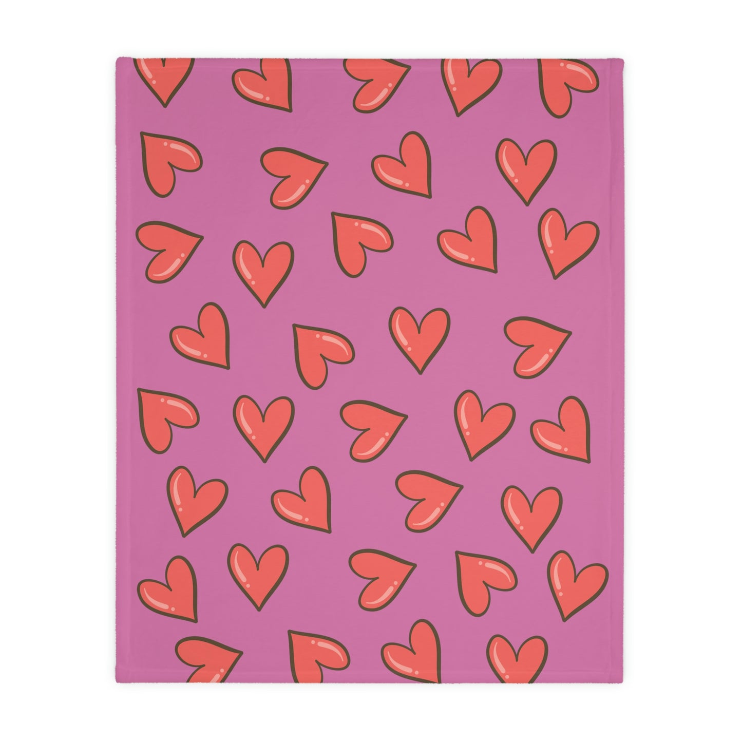 Sloth Love Velveteen Minky Blanket (Two-sided print)