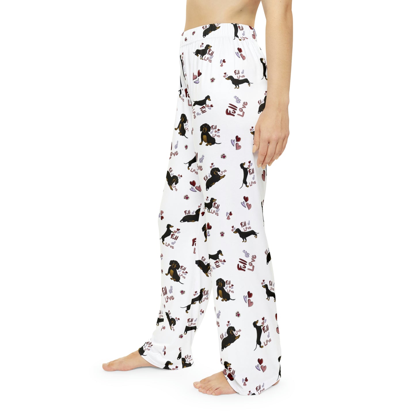 full Of Love Dachshund Women's Pajama Pants