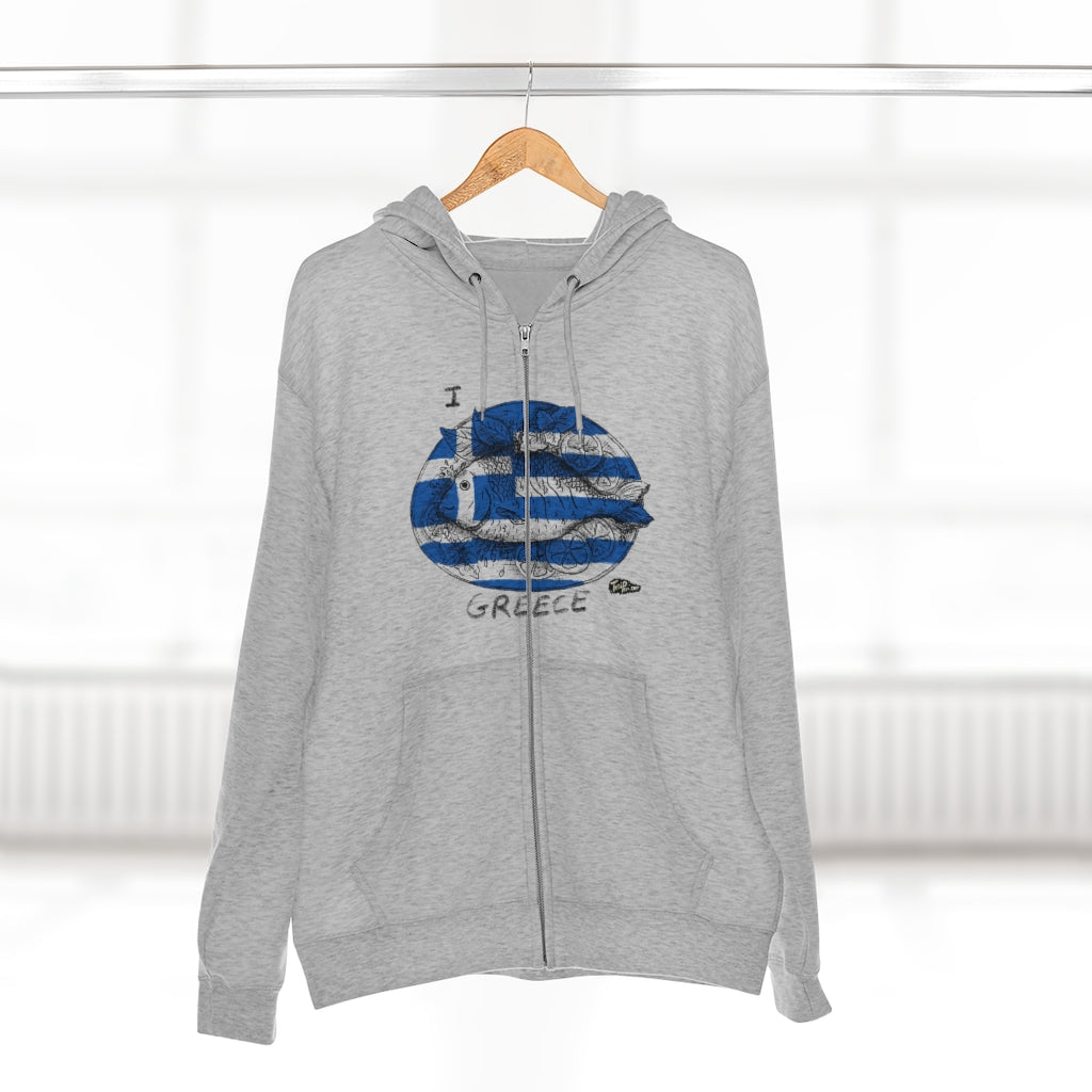 I Lavraki GREECE Full Zip Hoodie