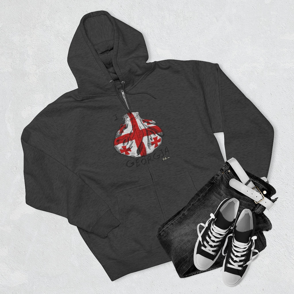 I Khinkali GEORGIA Full Zip Hoodie