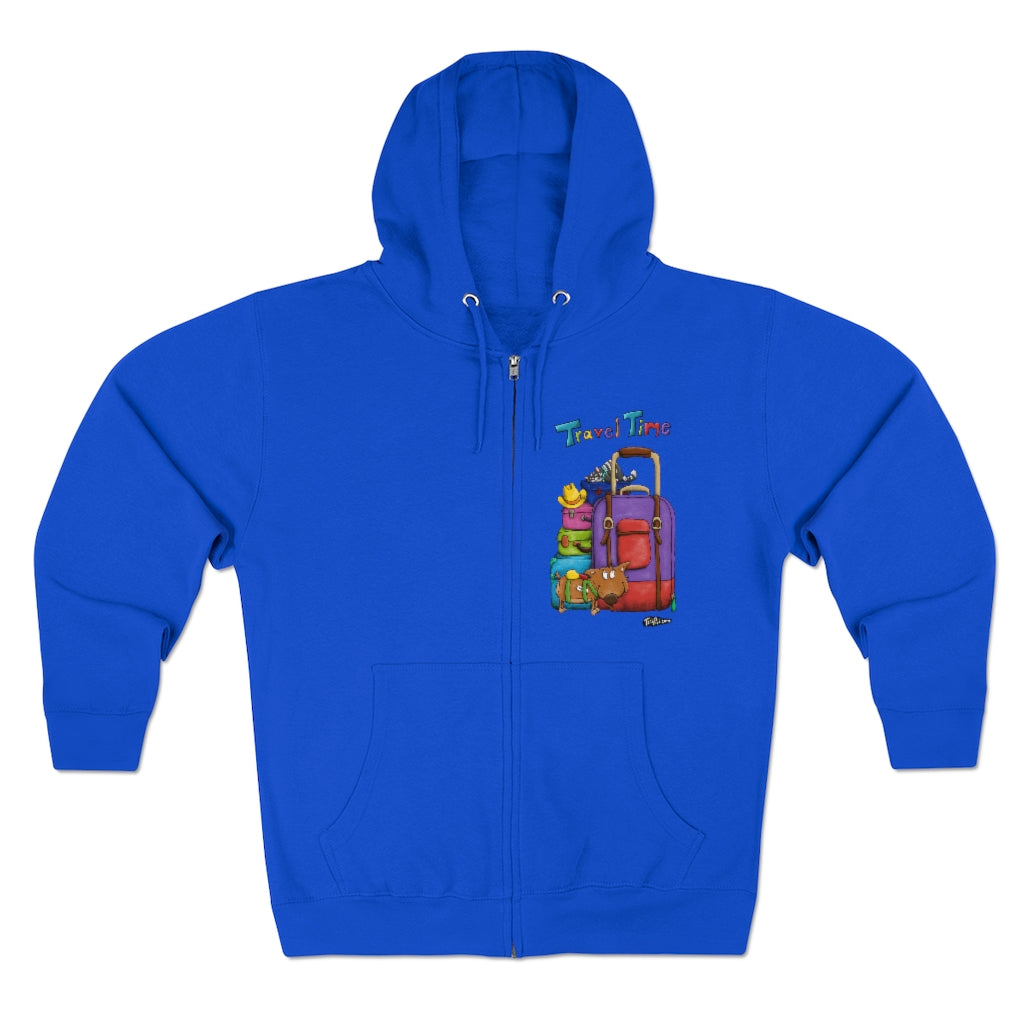 TRAVEL TIME Full Zip Hoodie