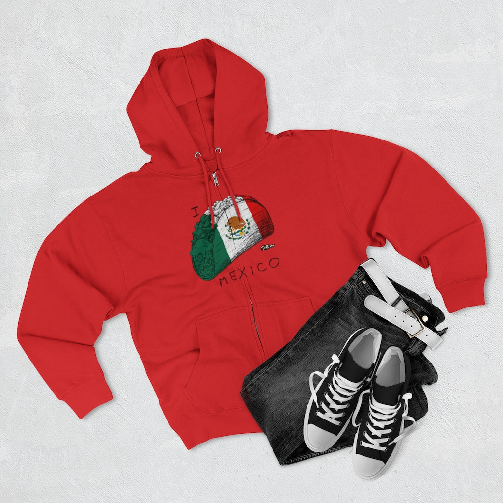 I Taco MEXICO Full Zip Hoodie