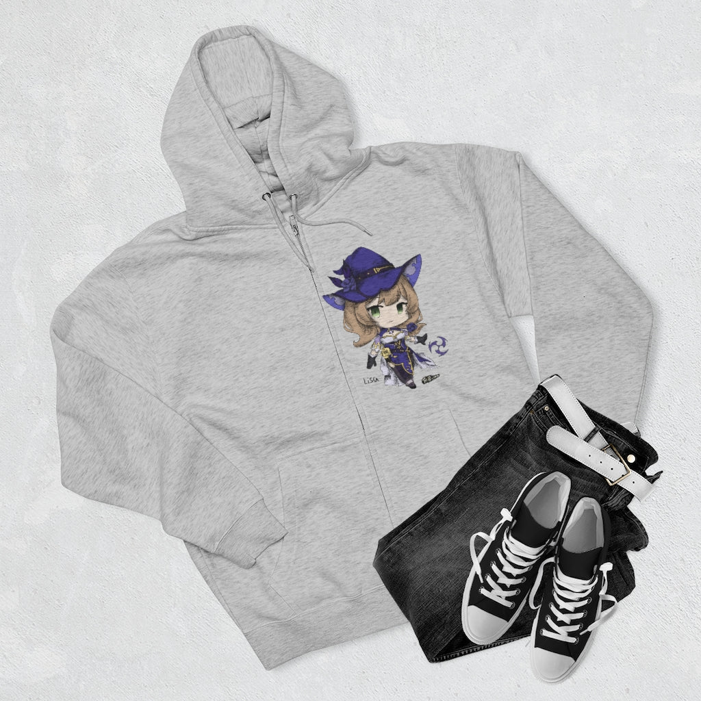 LISA Genshin Impact Full Zip Hoodie