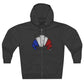 I Croissant FRANCE Full Zip Hoodie