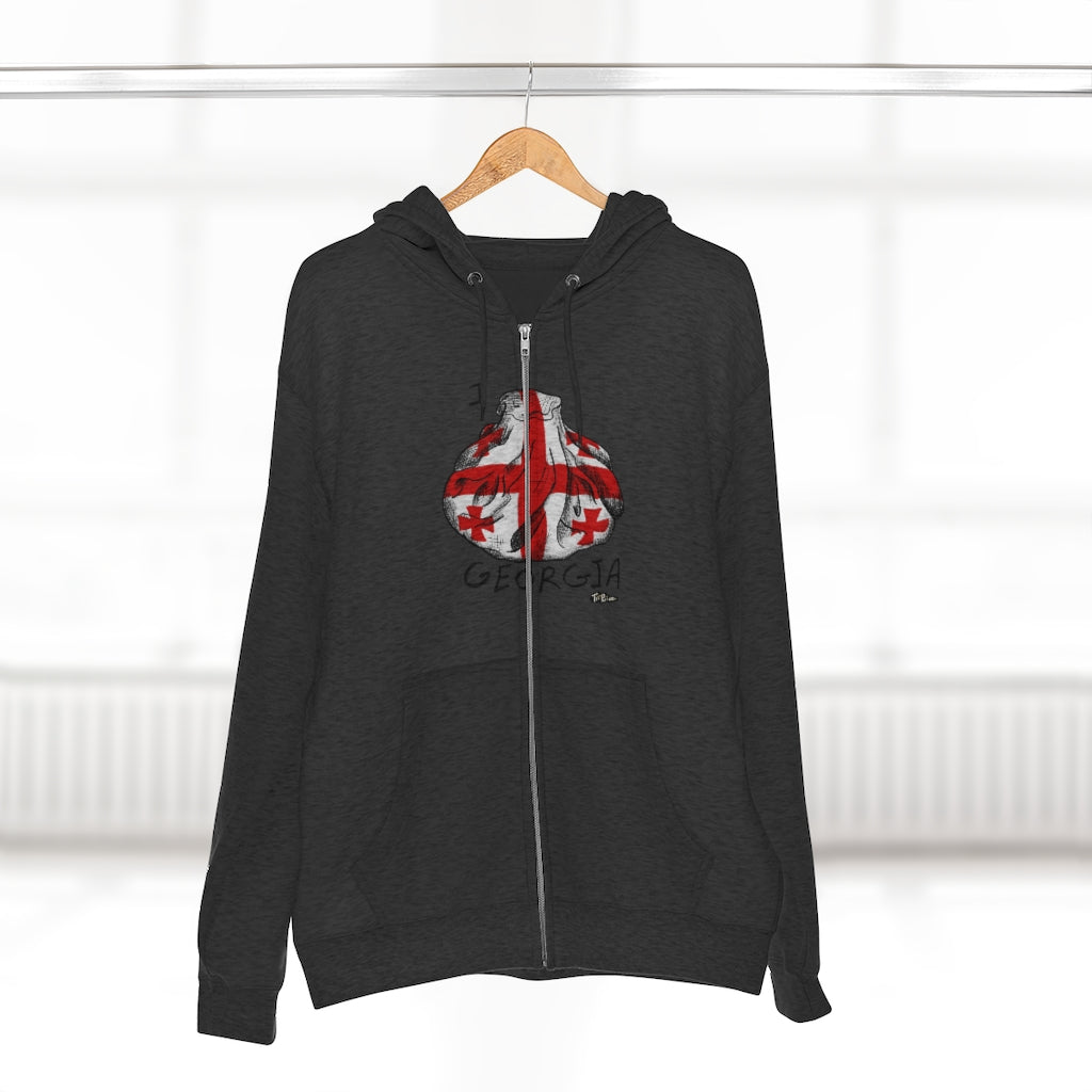 I Khinkali GEORGIA Full Zip Hoodie