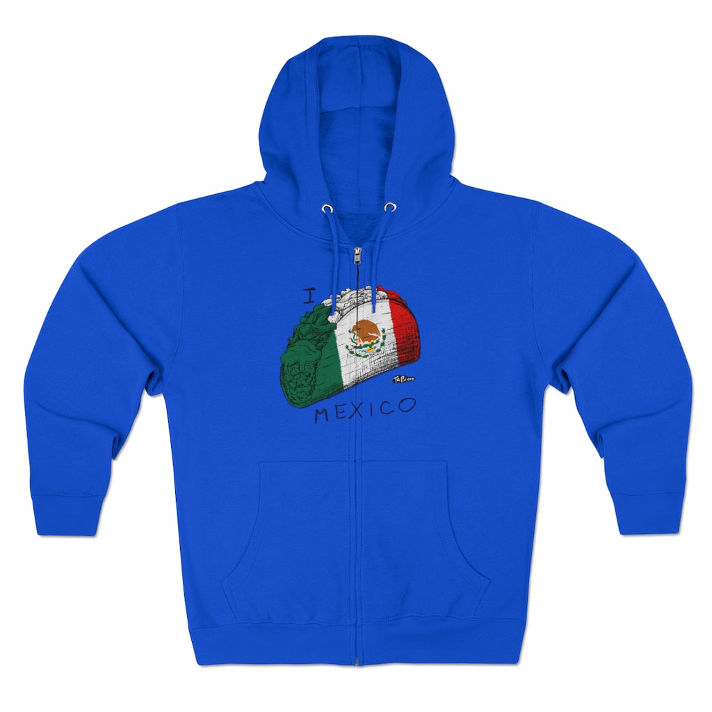 I Taco MEXICO Full Zip Hoodie