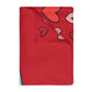 Valentine Gnome in Box Velveteen Minky Blanket (Two-sided print)