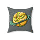 Green Planet Square Pillow