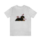 Full Of Love Dachshund 2 Unisex Jersey Short Sleeve Tee
