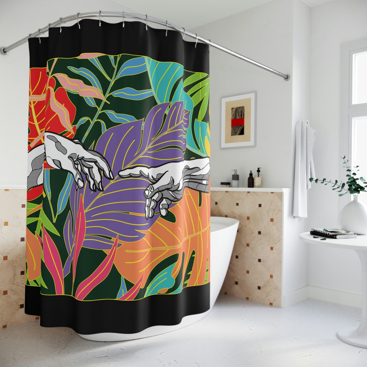 Michelangelo Polyester Shower Curtain