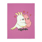 Birds Love Velveteen Minky Blanket (Two-sided print)