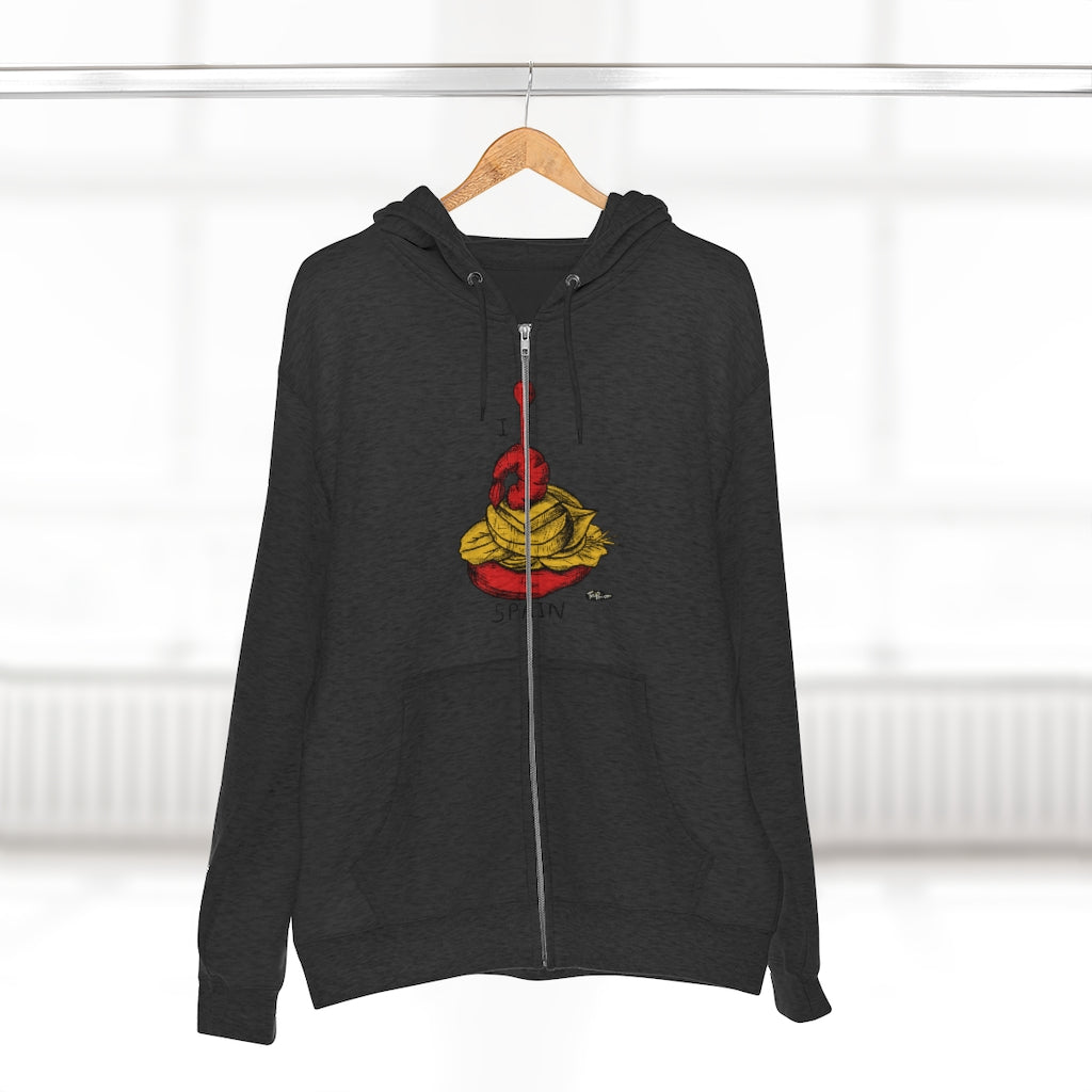 I Tapas SPAIN Full Zip Hoodie