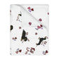 Dachshund Love Velveteen Minky Blanket (Two-sided print)
