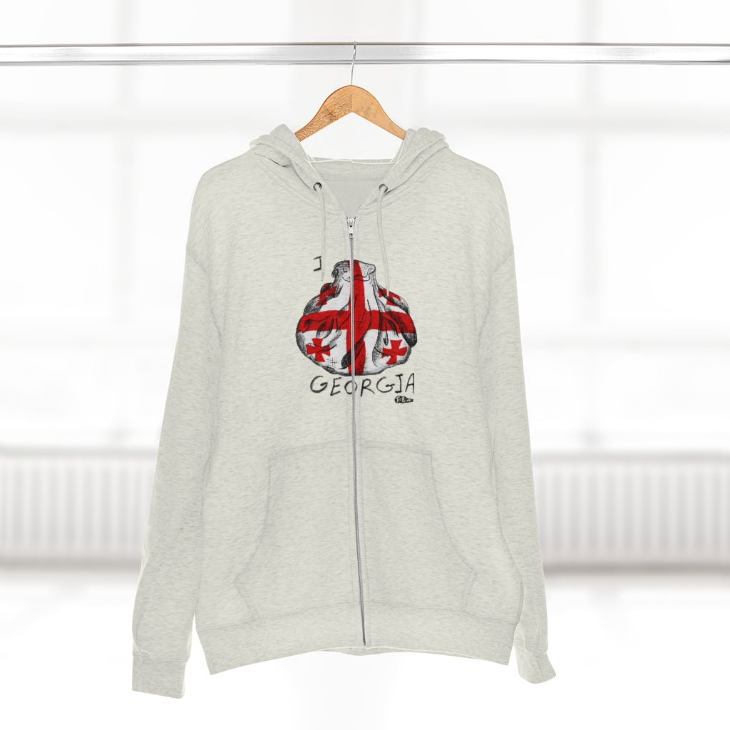 I Khinkali GEORGIA Full Zip Hoodie