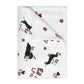 Dachshund Love Velveteen Minky Blanket (Two-sided print)