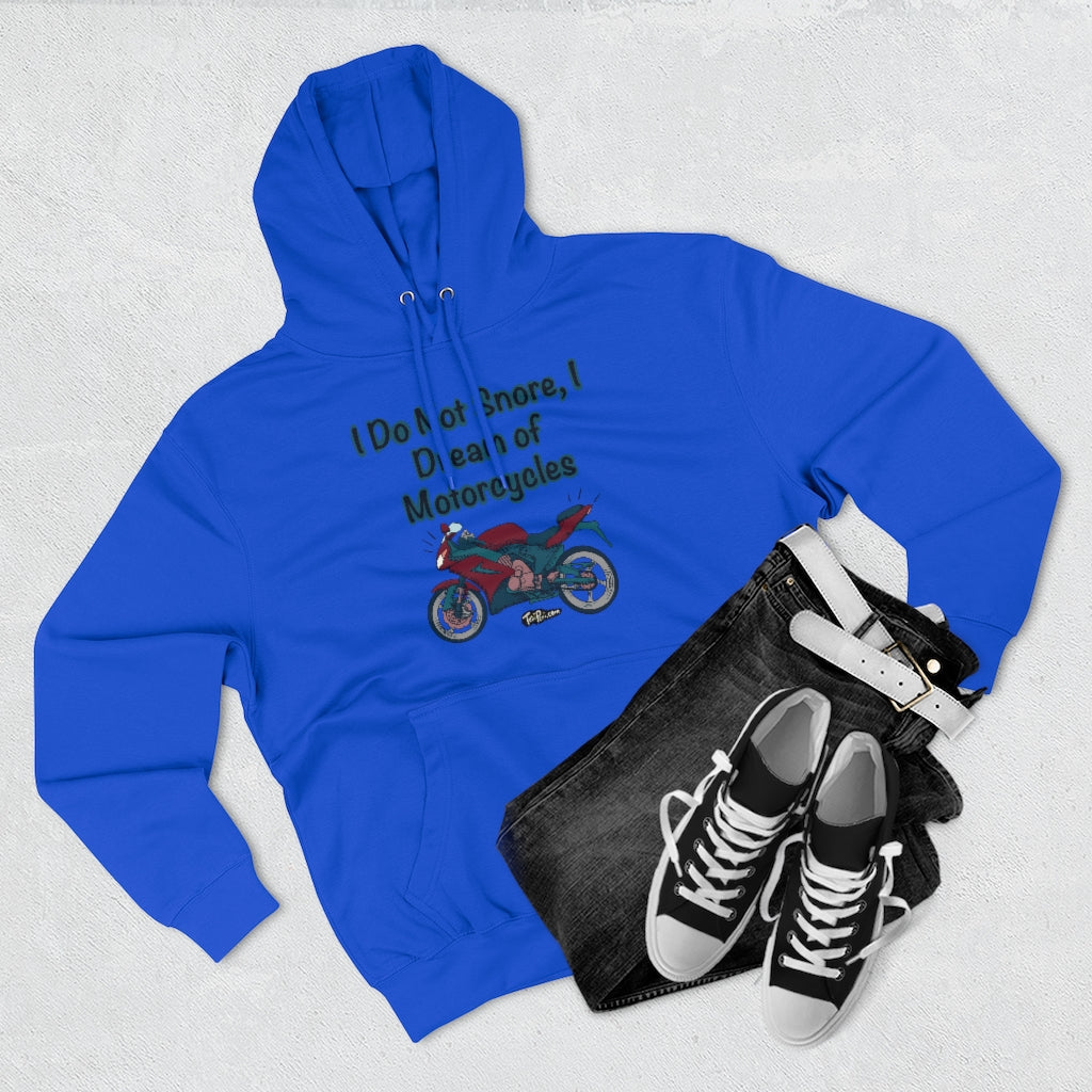 Dream of Blue Motorcycles Hoodie
