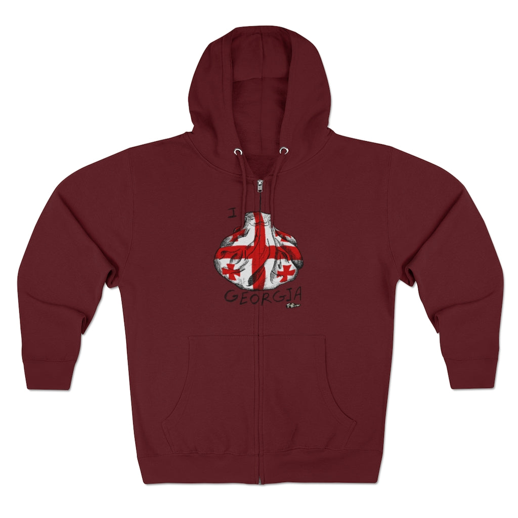 I Khinkali GEORGIA Full Zip Hoodie