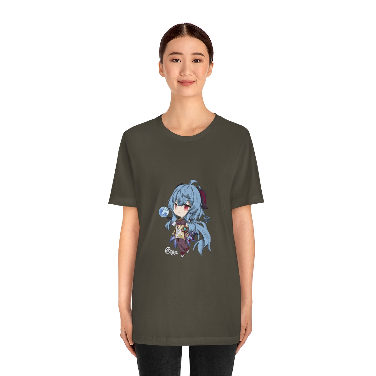 GANYU Genshin Impact Unisex Jersey Short Sleeve Tee
