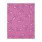 Valentine Boy with Hurt Velveteen Minky Blanket (Two-sided print)