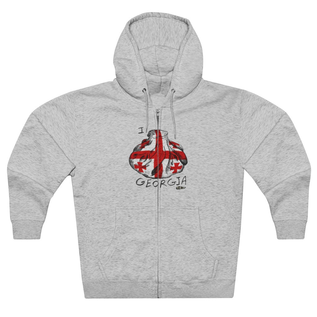 I Khinkali GEORGIA Full Zip Hoodie