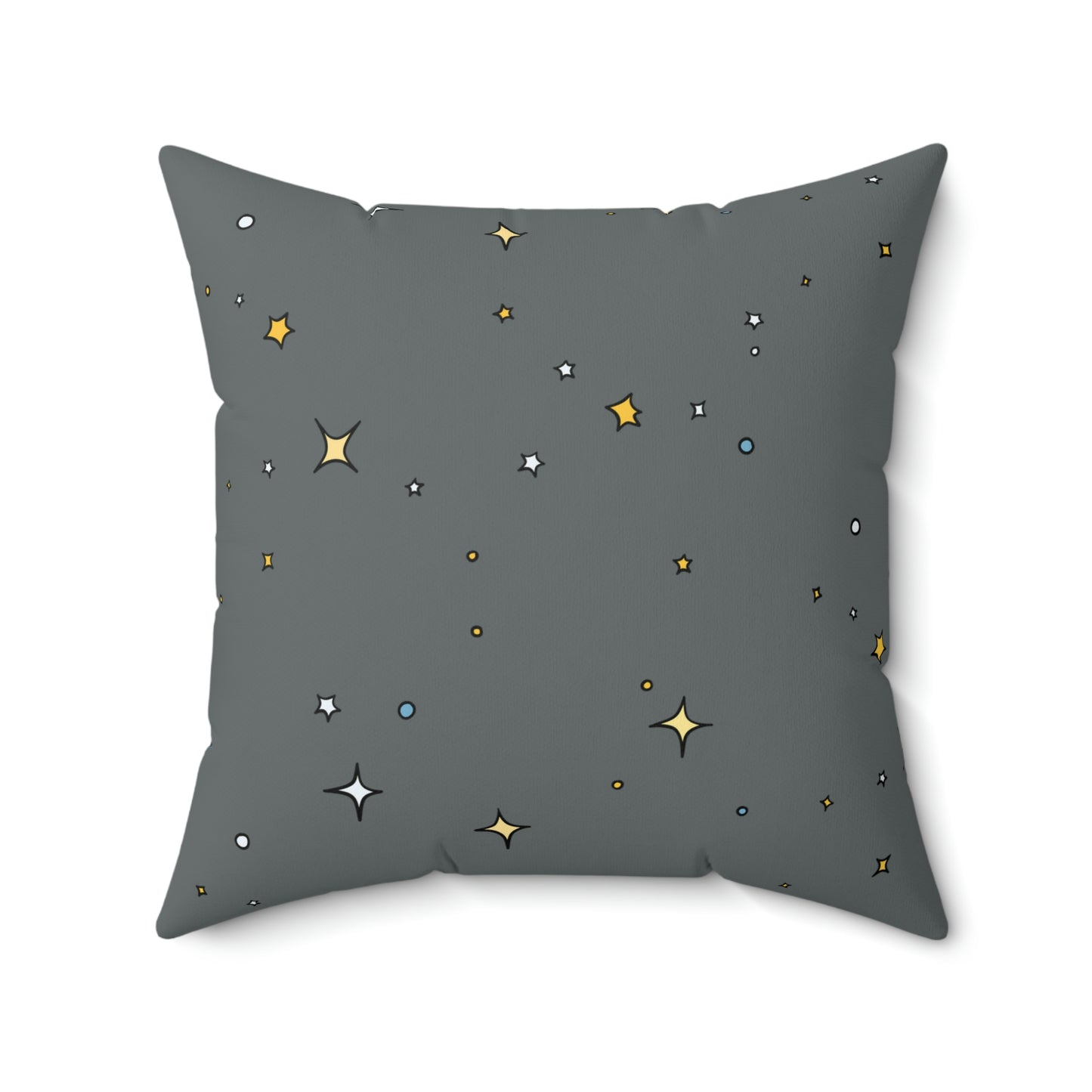 Purple Planet Square Pillow