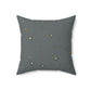 Purple Planet Square Pillow