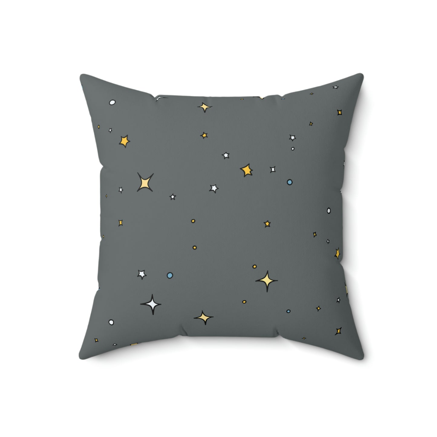 Purple Planet Square Pillow