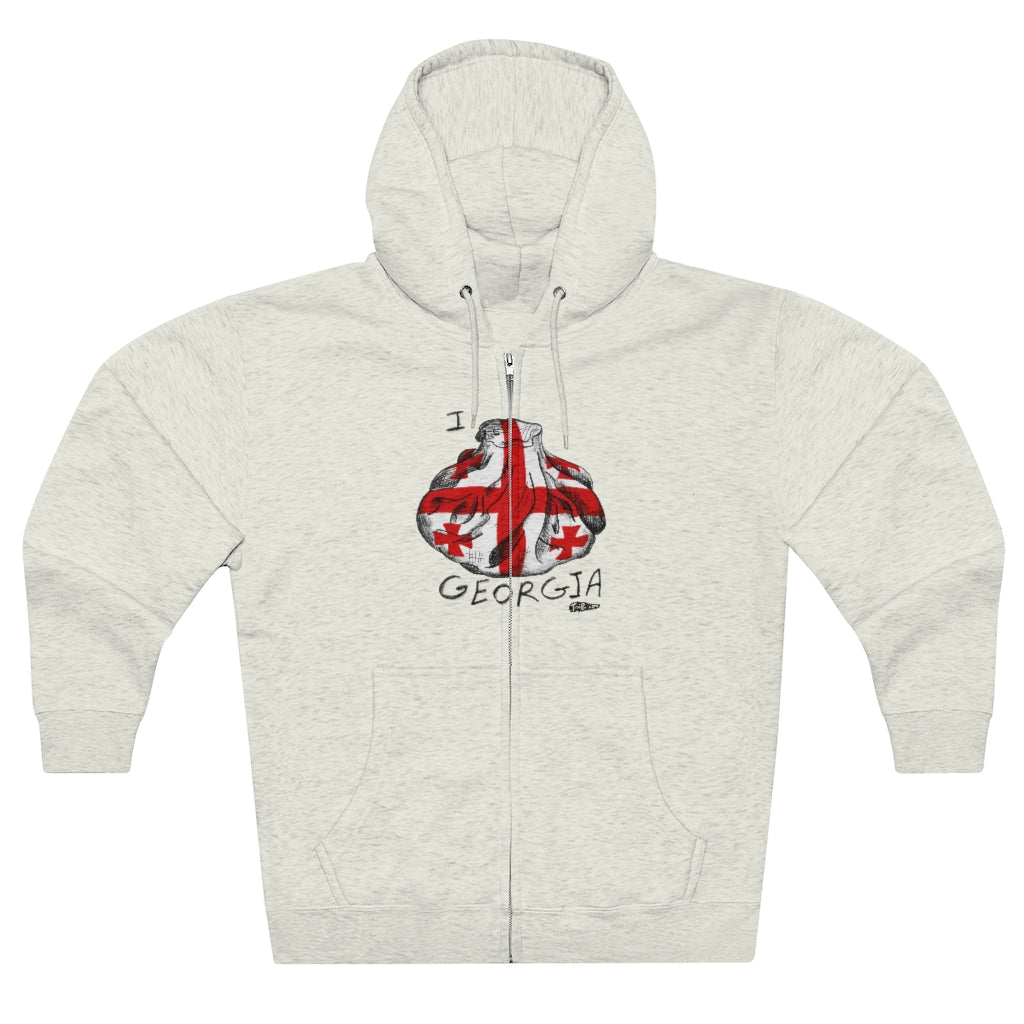 I Khinkali GEORGIA Full Zip Hoodie
