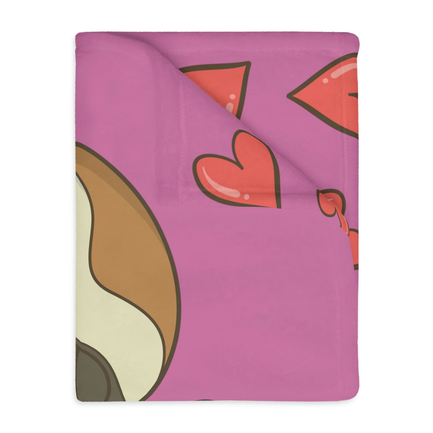 Sloth Love Velveteen Minky Blanket (Two-sided print)