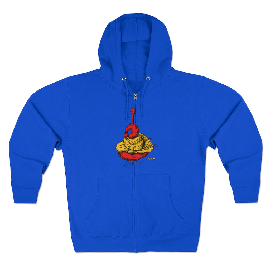 I Tapas SPAIN Full Zip Hoodie