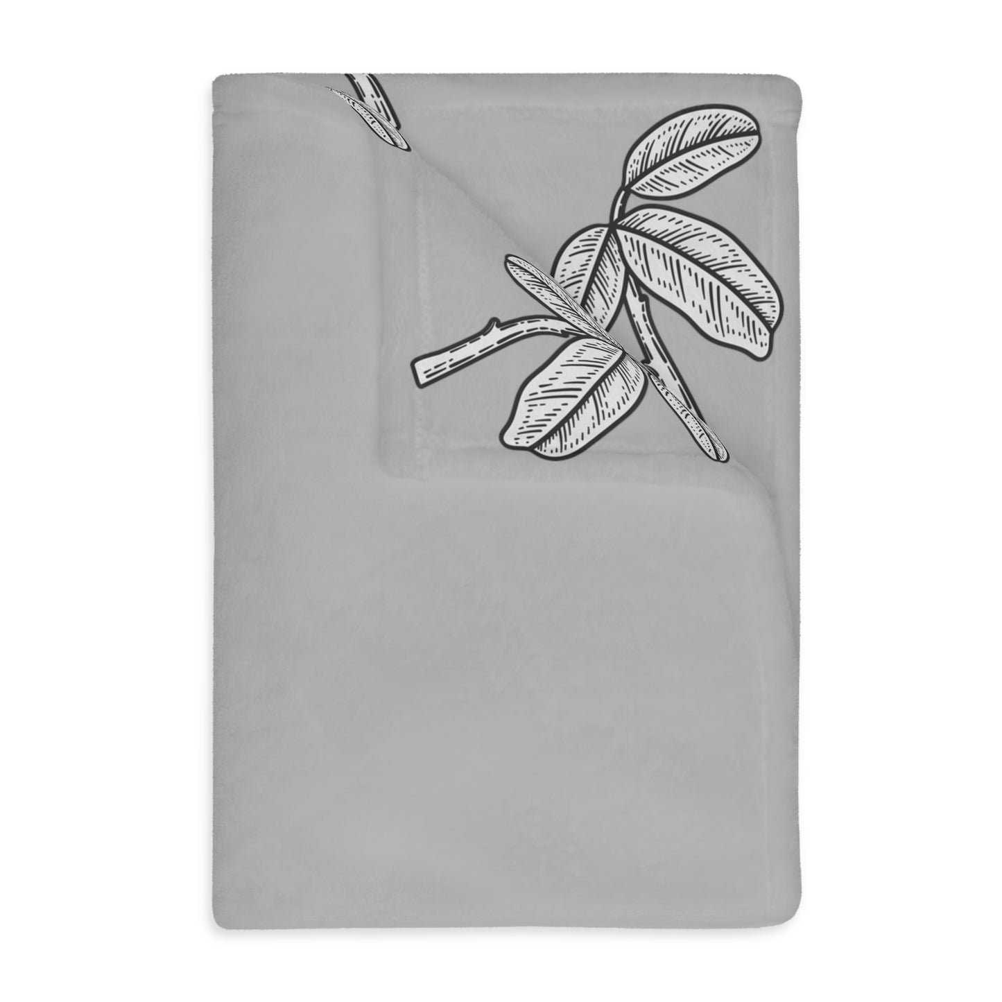 Bird Velveteen Minky Blanket (Two-sided print)