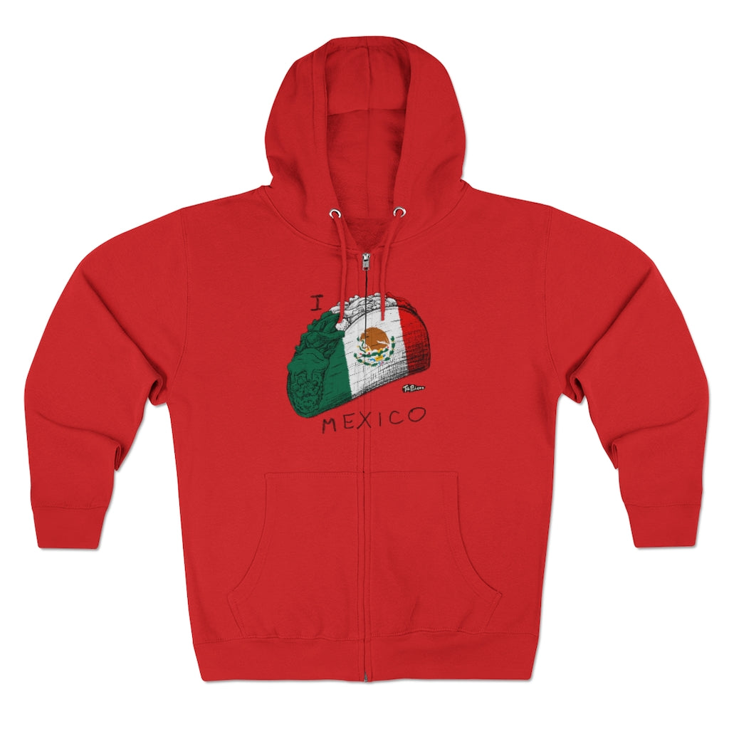 I Taco MEXICO Full Zip Hoodie