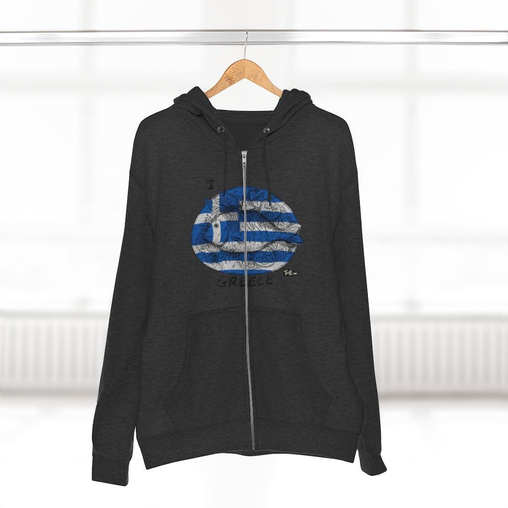 I Lavraki GREECE Full Zip Hoodie
