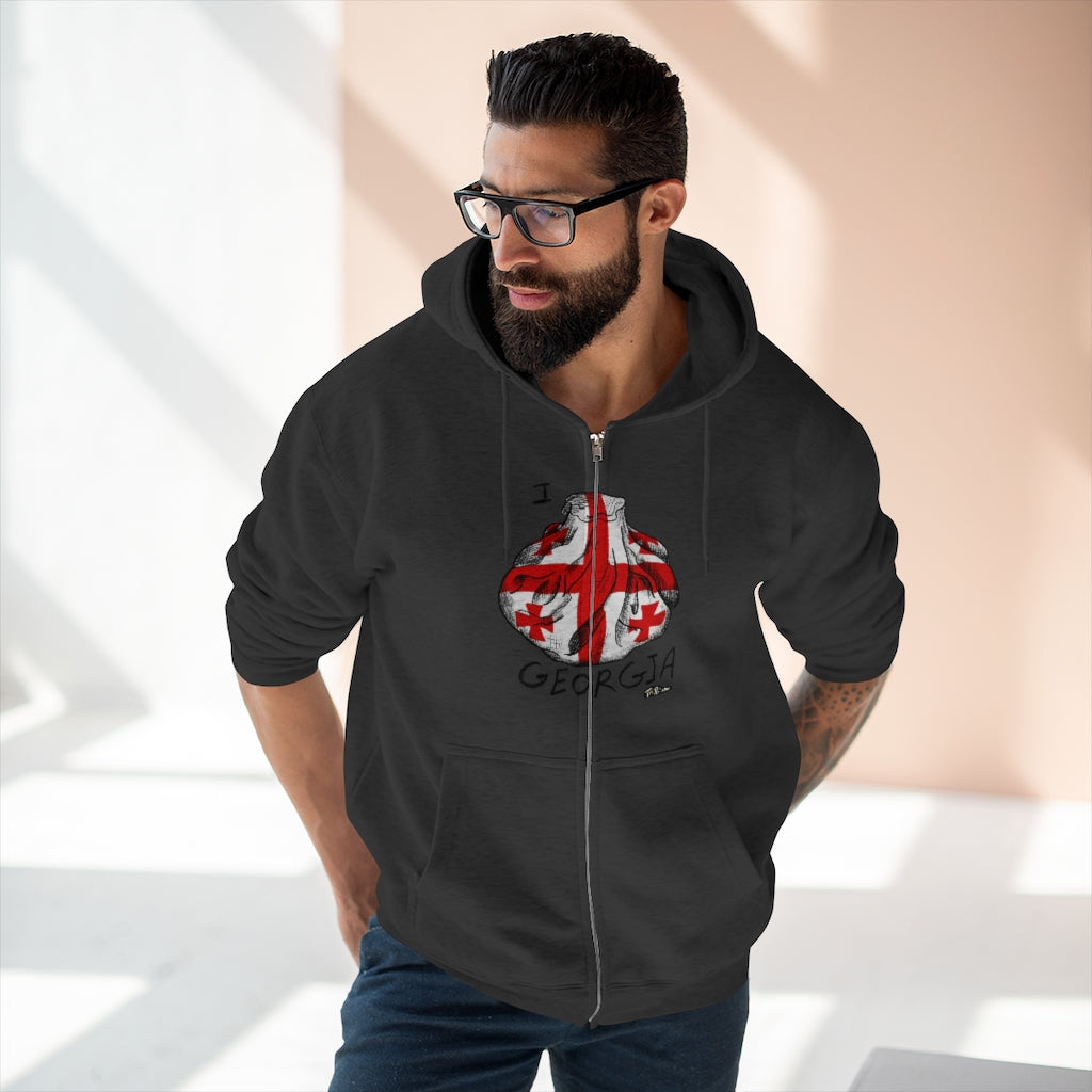 I Khinkali GEORGIA Full Zip Hoodie