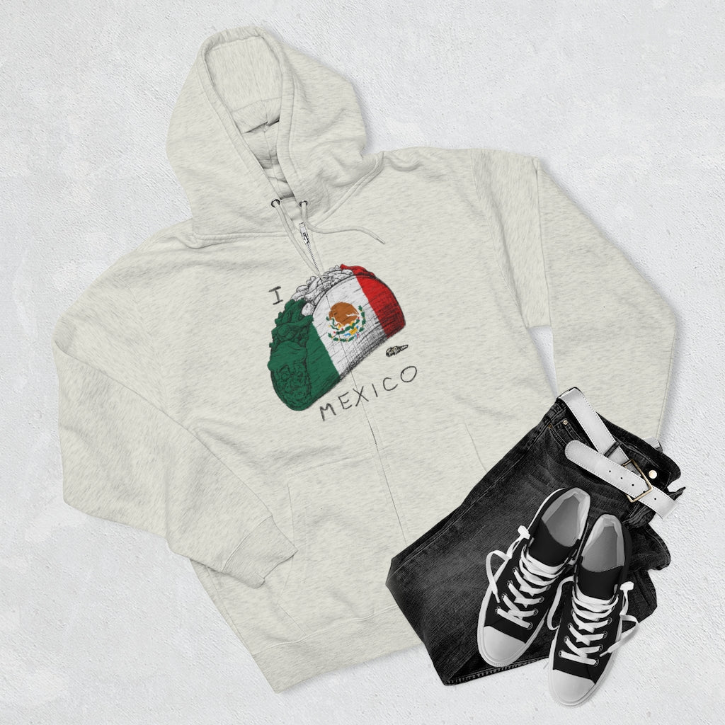 I Taco MEXICO Full Zip Hoodie