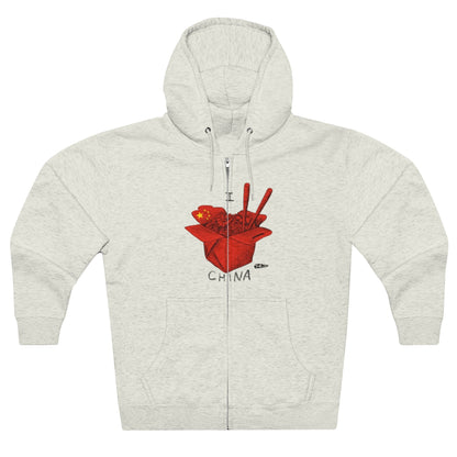 I Lo Mein CHINA Full Zip Hoodie