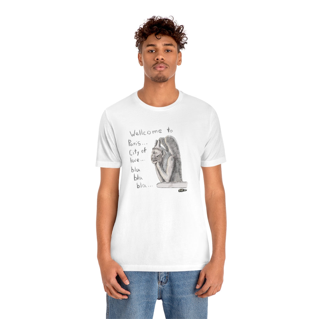 Bored Gargoyle Paris France Unisex T-Shirt