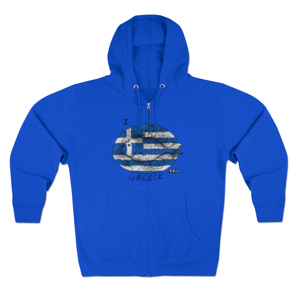 I Lavraki GREECE Full Zip Hoodie